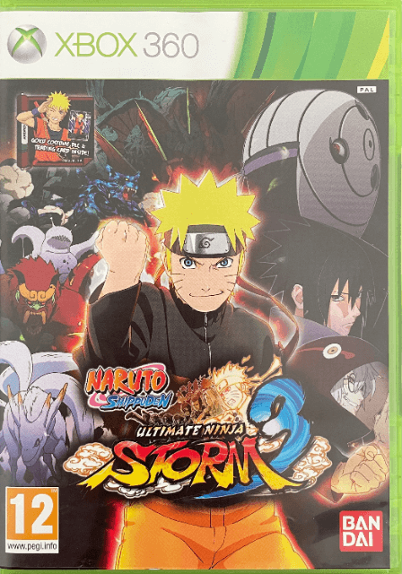 Naruto Shippuden: Ultimate Ninja Storm 3 box art for Xbox 360